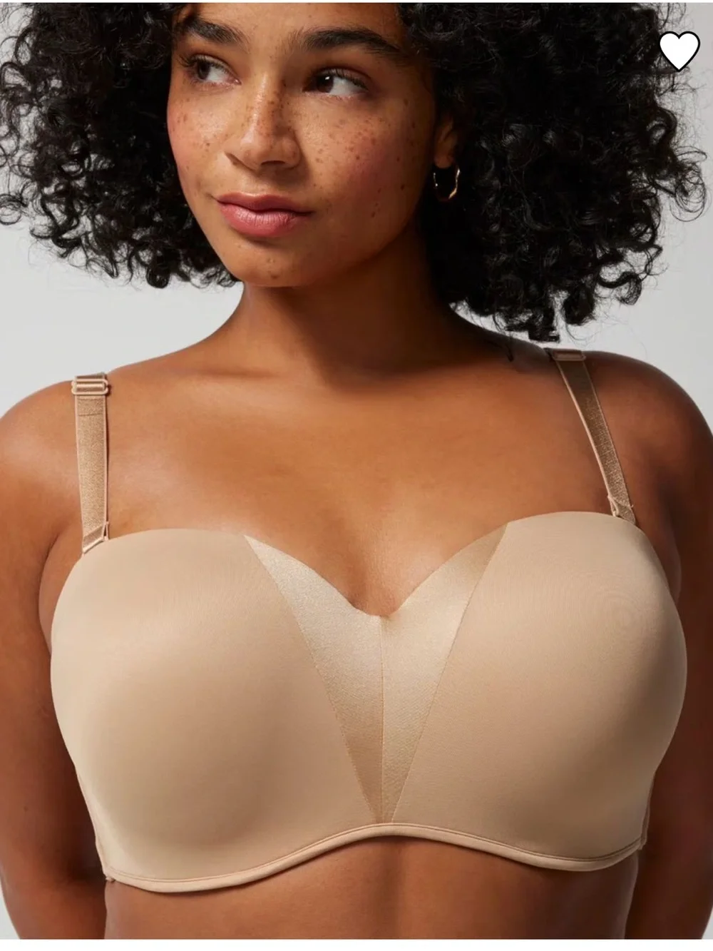 Soma Bra STUNNING Starlet Strapless Bra Convertable Color Soft Tan 36DDD